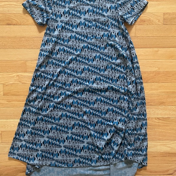LuLaRoe Dresses & Skirts - LULAROE MINNIE MOUSE Dress Blue Patterned Short Sleeve Dress